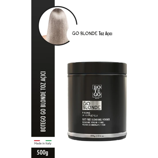 Botego Milano Go Blonde 9 Tona Kadar Yüksek Performanslı Toz Açıcı 500 gr