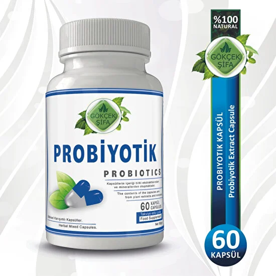 Gökçek Şifa Probiyotik Kapsül - 60 Kapsül x 1000mg