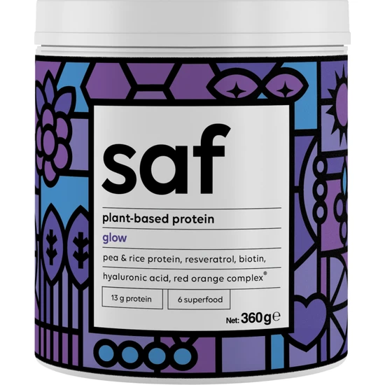 Saf Nutrition Bitkisel Protein + Superfood Mix Glow 360 gr