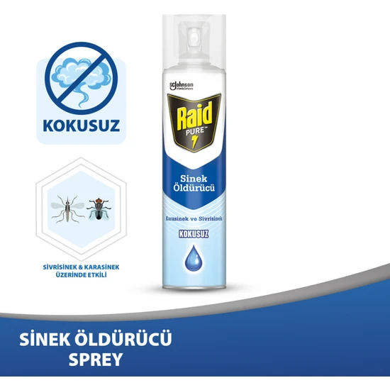 Raid Pure Sinek Öldürücü Kokusuz 300 ml