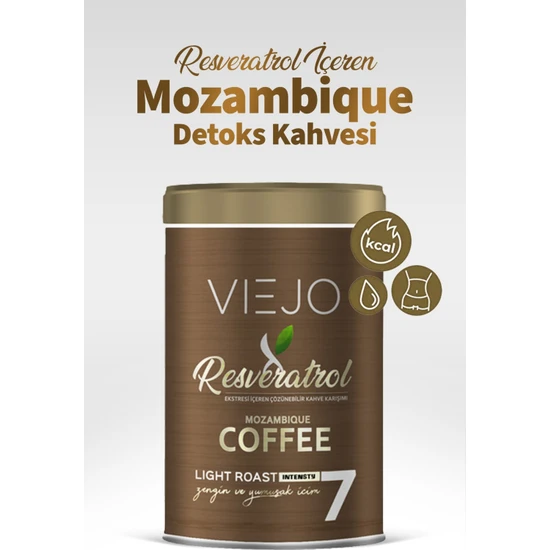 Viejo Resveratrol Içeren Mozambique Detoks Kahvesi