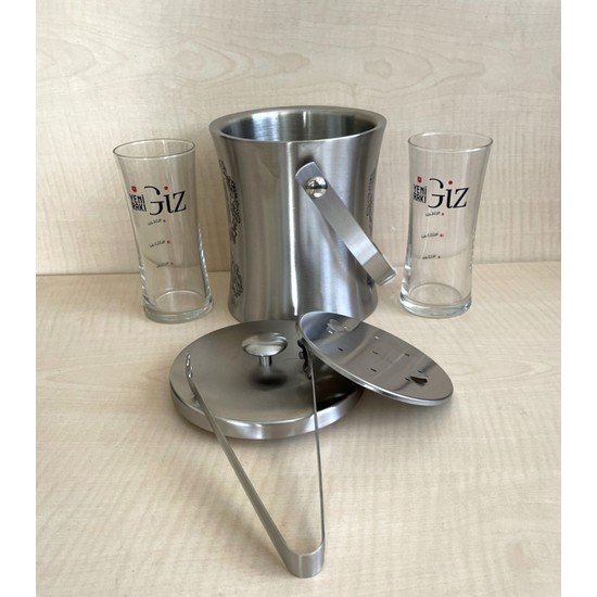 Sanat Taciri 2 Adet Giz Rakı Rakı Bardağı ve 1 Adet Fiyatı