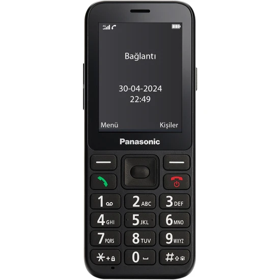 Panasonic KX-TU250EXB Renkli Ekran 4g Tuşlu Cep Telefonu Siyah (2 Yıl Türkiye Distribütör Garantili)