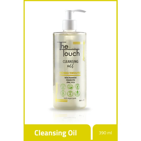 The Touch By Seda Altın Cleansing Oil - Yağ Bazlı Temizleyici - Yüz ve Vücut Için Temizleme Yağı 390 ml