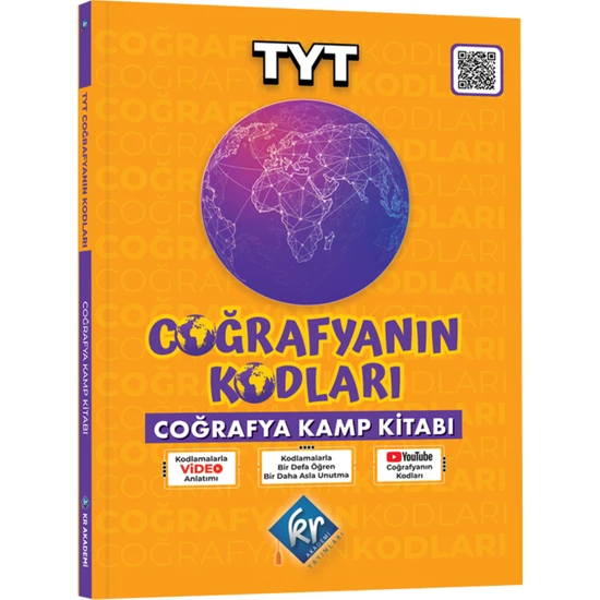 Kr Akademi Yayınları  Coğrafyanın Kodları TYT Coğrafya 9. Sınıf 10. Sınıf Kamp Kitabı