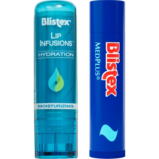 Blistex Uzun Süreli Nemlendirici Lip Infusions Hydration+Kuru ve Çatlamış Dudaklara Onarıcı Medplus Stick