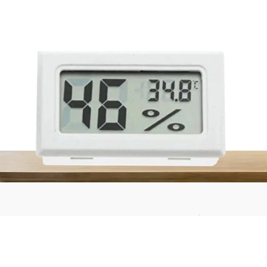 BYZM Mini LCD Dijital Elektronik Termometre Higrometre Sıcaklık Nem Ölçer(Kablosuz)