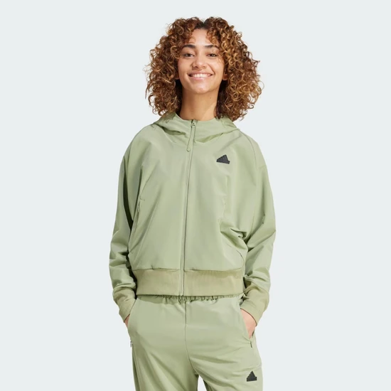 Adidas Z.n.e. Woven Full-Zip Kadın Sweatshirt