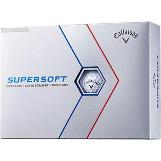 Callaway Bl Cg Supersoft - Üçlü Golf Topu Beyaz Renk