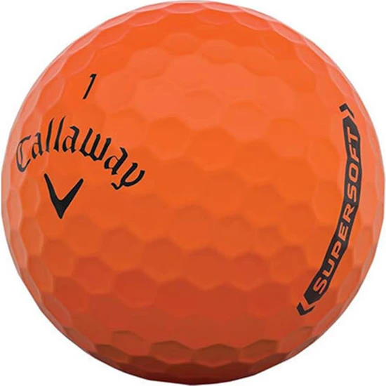 Callaway Bl Cg Supersoft Orange  - Üçlü Golf Topu Turuncu Renk