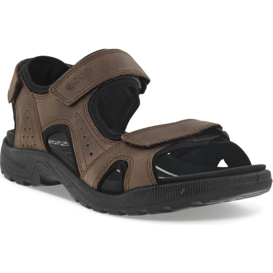 Ecco Nubuk Kahve Erkek Sandalet Onroads M Cocoa Brown Black