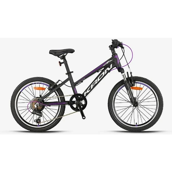 Kron Xc 75 - 24  Mtb Lady - 13' - 21 Vites - V.b - Mat Siyah-Gri/mor