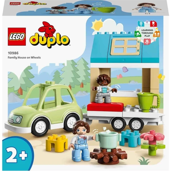LEGO Duplo Kasabası Tekerlekli Aile Evi 10986