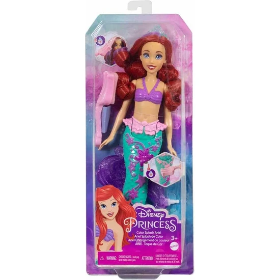 Disney Prenses Muhteşem Renk Değiştiren Saçlı Deniz Kızı Ariel HLW00