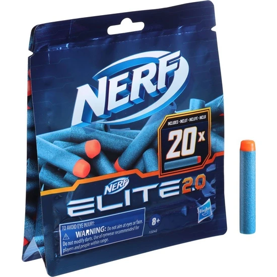 Nerf Elite 2.0 Dart 20'Li Yedek Paket F0040