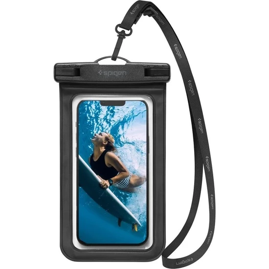 Spigen Aqua Shield WaterProof iPX8 Sertifikalı Su Geçirmez Kılıf A601 Black - AMP04525