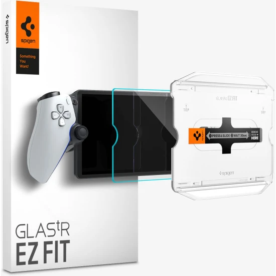 Spigen PlayStation Portal Remote Player Cam Ekran Koruyucu Kolay Kurulum Glas.tR EZ Fit (1 Adet) - AGL07183