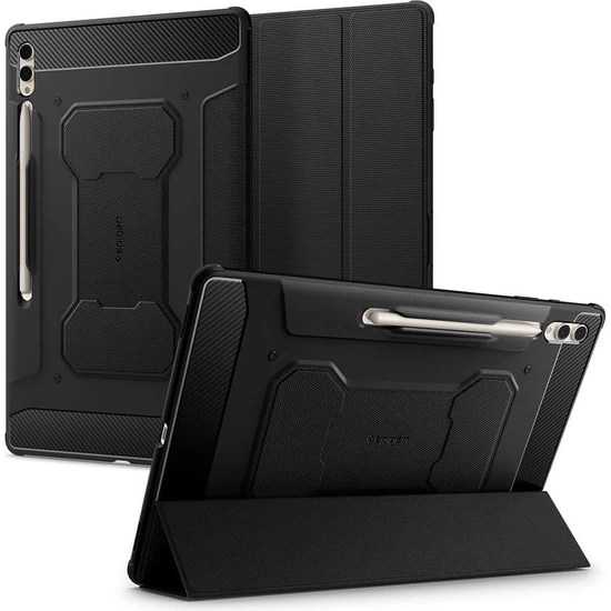 Spigen Galaxy Tab S9 Ultra (2023) / S8 Ultra (2022) Kılıf Rugged Armor Pro Black - ACS06538