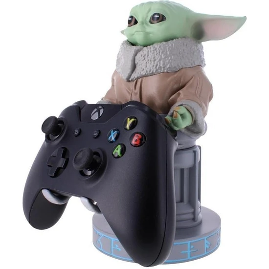 Exg Pro Cable Guys -Star Wars Grogu Seeing Stone Pose Phone And Controller Holder