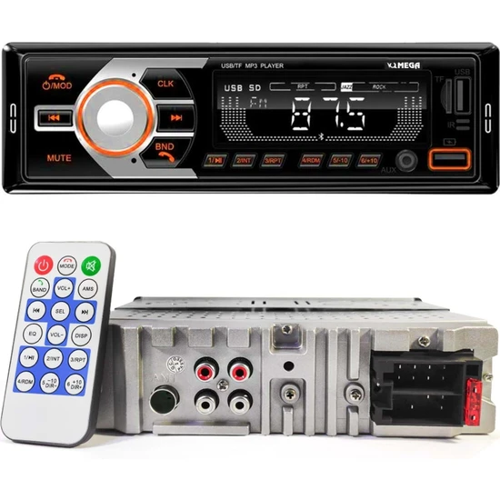 Mega VM-420 Oto Teyp 4X60 Watt Bluetooth 2xusb Sd Fm Aux