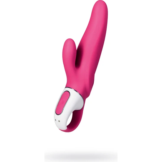 Cupidon Cupide Satisfyer 22 cm 12 Titreşimli Şarjlı Çift Motorlu G-Spot ve Klitorel Rabbit Vibratör