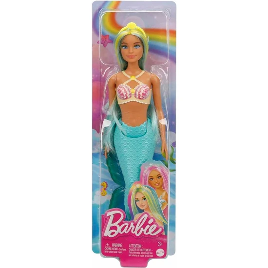 Barbie Dreamtopia Deniz Kızı Bebekler - Mavi Kuyruk Sarı Taç