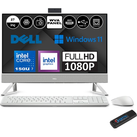 Dell Inspiron 7730 Intel Core 7 150U 32GB 2tb SSD Intel® Fiyatı