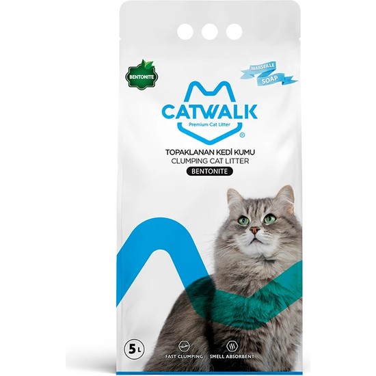 Catwalk Marsilya Sabun Kokulu İnce Taneli Topaklanan Kedi Fiyatı