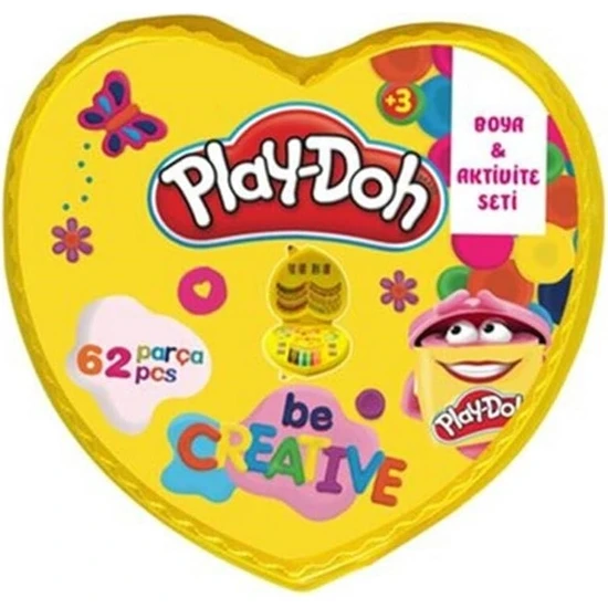 Play-Doh Kırtasiye Seti (62 Parça)