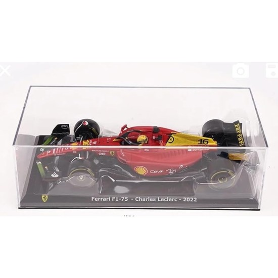 BBurago Burago Ferrari F1-75 #16 Charles Leclerc 2022 1/18 18-16811#16