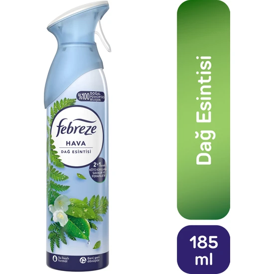 Febreze Hava Ferahlatıcı Sprey Oda Kokusu Dağ Esintisi 185 ml