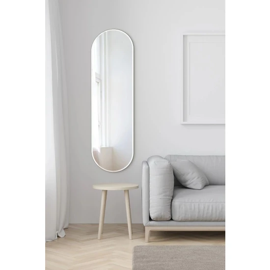 Effe Yapı Dekor 140X50 cm Elips Model Çerçevesiz Ayna