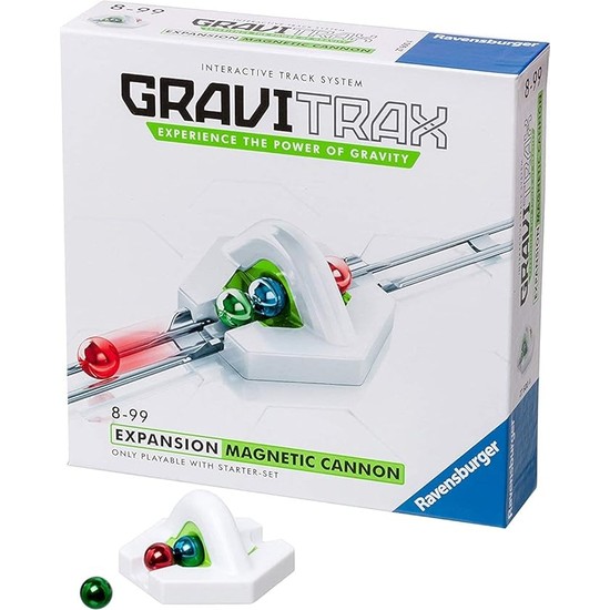 Ravensburger GraviTrax Magnetic Cannon – Erweiterung Für Kugelbahnsystem