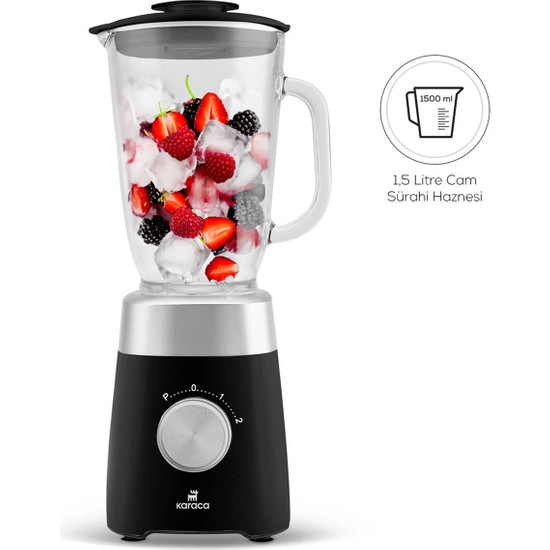 Karaca Buz Kırma Özellikli, 1,5 Lt Cam Hazneli Smoothie Fiyatı