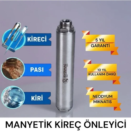 Rivermag Manyetik Kireç Önleyici Ev Tipi