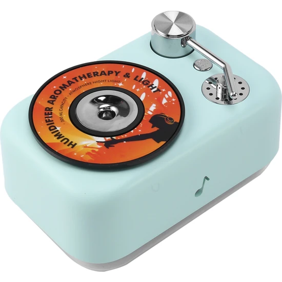Zeeful Taşınabilir Nemlendirici Retro Mini Fonograf Modeli USB Araba Nemlendirici Aromaterapi Difüzör Banyo Oturma Odası Için (Yurt Dışından)