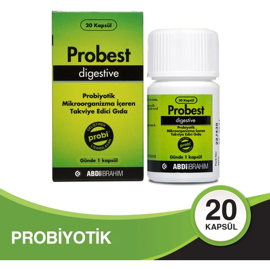 Probest Probiyotik Digestive 20 Kapsül - Abdi İbrahim