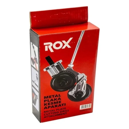 Rox 0185 Matkap Için Metal Plaka ve Sac Kesme Aparatı