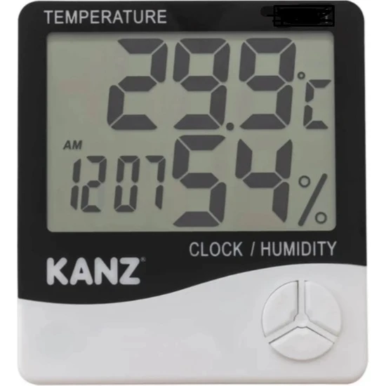 Kanz Dijital Nem ve Sıcaklık Ölçer-Hygrometre Termometre