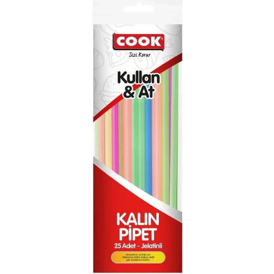 Cook Kalın Jelatinli 25'li Pipet