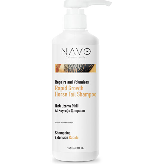 Navo At Kuyruğu Özlü Hızlı Uzama Şampuanı / Horse Tail Shampoo