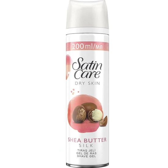 Satin Care Gillette Satin Care Shea Butter Kadın Tıraş Jeli 200 ml