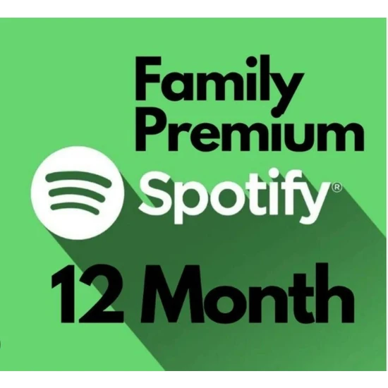 Spotify Premium 12 Aylık (Aile) Global (Hesap)