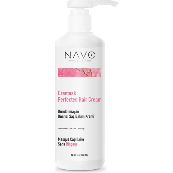 Navo Argan&Keratin Bağ Onarıcı Ve Şekillendirici Saç Bakım Kremi (Cremask Perfected Hair Cream)