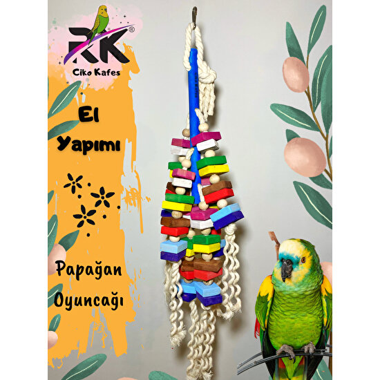 Ciko Kafes Renkli Papağanı Oyuncağı