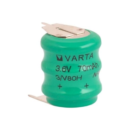 Varta V80H NiMH Akku Aufladbare Knopfzelle Batterie 55608101501 1,2V 80mAh