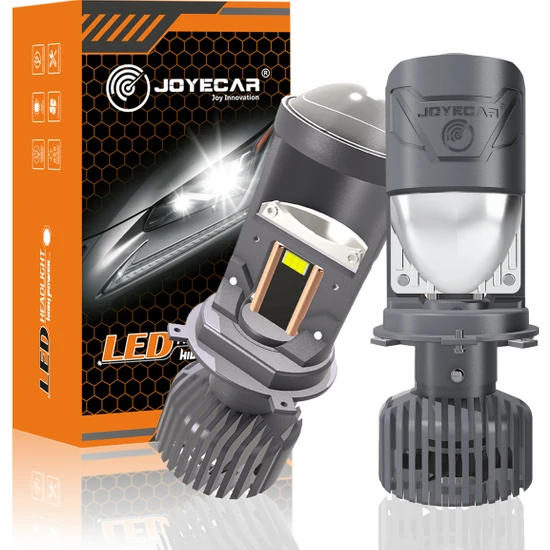 Joyecar Hyper Plus Projektor Lensli H4 Uzun Kısa LED Far Ampulü