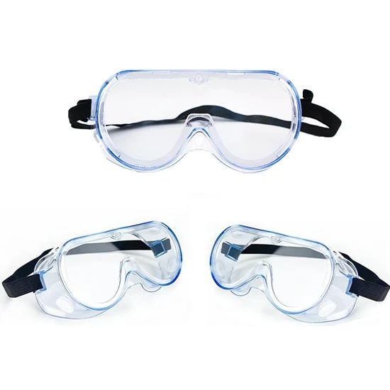 Venoa SF400 Silikonlu Kimyasal Göz Koruyucu Gözlük