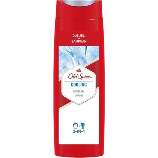 Old Spice Cooling Shower Gel Shampoo 2 In 1 400 Ml