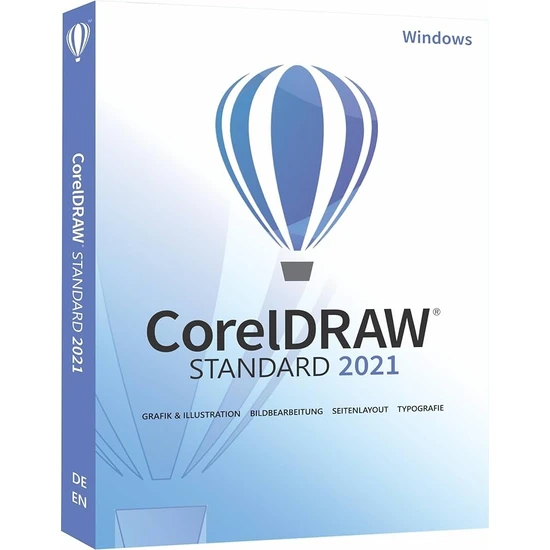 Corel Coreldraw Standard 2021 (Windows) - 5 Pc Lifetime/ömür Boyu Corel Key